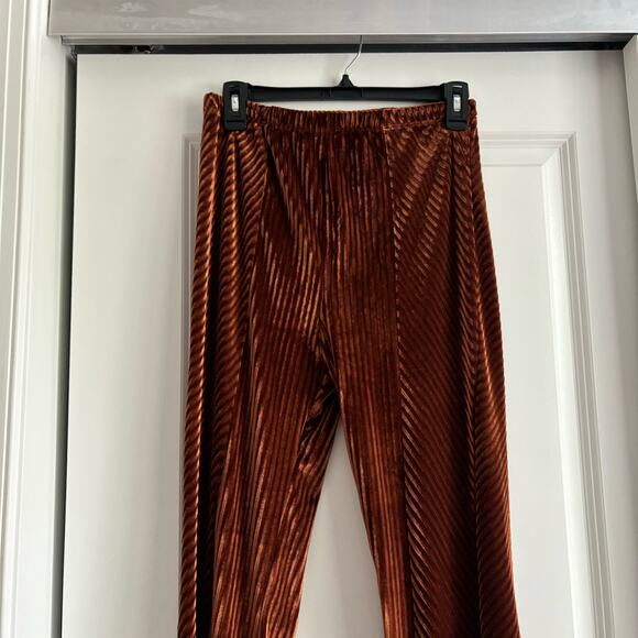 Hayden Pull-On Velvet Flare Pants Sz S Hippie Festival Boho - Picture 3 of 8